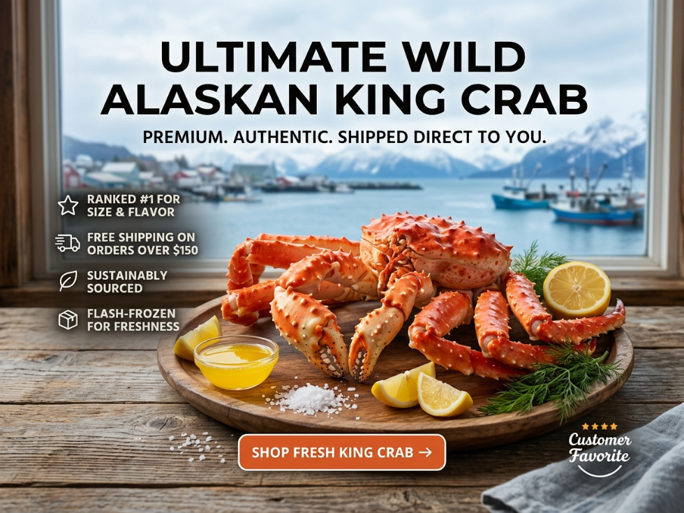 Premium Bering Sea Colossal Red: Sustainably Wild-Caught & Flash-Frozen for Peak Freshness